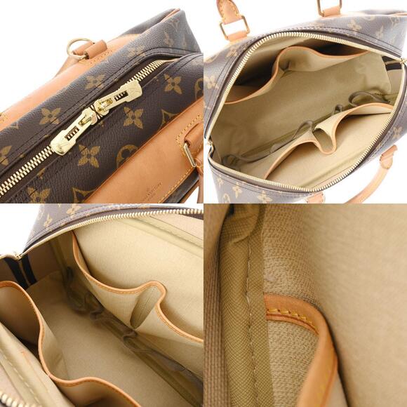 Louis Vuitton Monogram Deauville Brown Canvas Handbag